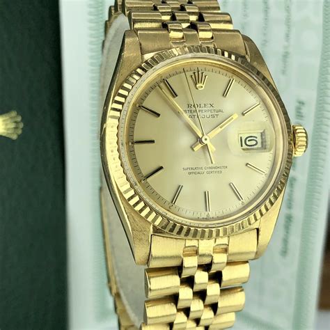 rolex datejust 1601 ss 18k gold 36mm|rolex datejust 1601 for sale.